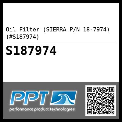 Oil Filter (SIERRA P/N 18-7974) (#S187974)
