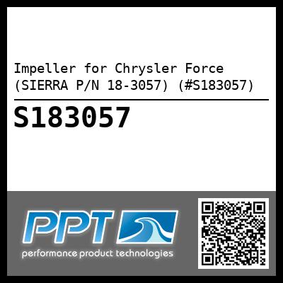 Impeller for Chrysler Force (SIERRA P/N 18-3057) (#S183057)