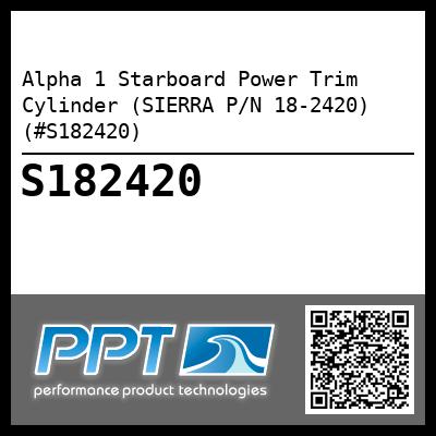 Alpha 1 Starboard Power Trim Cylinder (SIERRA P/N 18-2420) (#S182420)