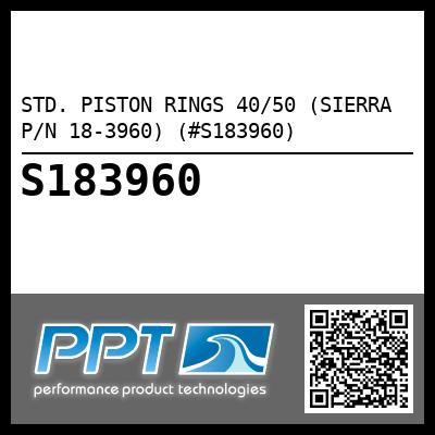 STD. PISTON RINGS 40/50 (SIERRA P/N 18-3960) (#S183960)