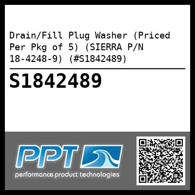 Drain/Fill Plug Washer (Priced Per Pkg of 5) (SIERRA P/N 18-4248-9) (#S1842489)