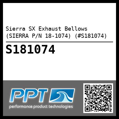 Sierra SX Exhaust Bellows (SIERRA P/N 18-1074) (#S181074)