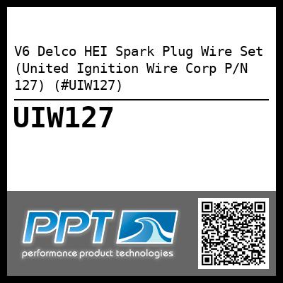 V6 Delco HEI Spark Plug Wire Set (United Ignition Wire Corp P/N 127) (#UIW127)