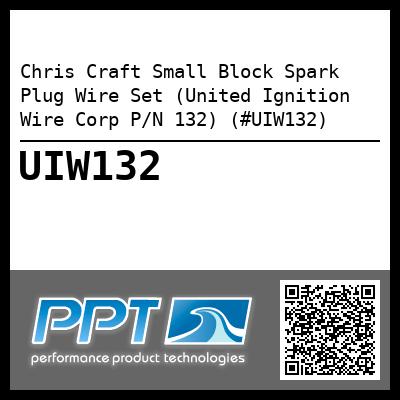 Chris Craft Small Block Spark Plug Wire Set (United Ignition Wire Corp P/N 132) (#UIW132)