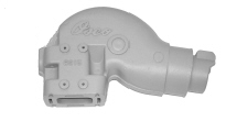 Riser, 4" Exhaust Outlet, 10 deg Down Angle Riser, 4" Exhaust Outlet, 10 deg Down Angle