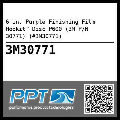 6 in. Purple Finishing Film Hookit™ Disc P600 (3M P/N 30771) (#3M30771)
