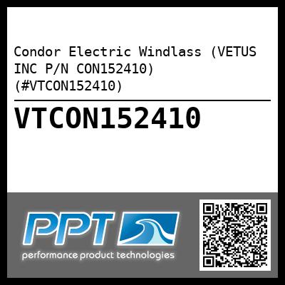 Condor Electric Windlass (VETUS INC P/N CON152410) (#VTCON152410)