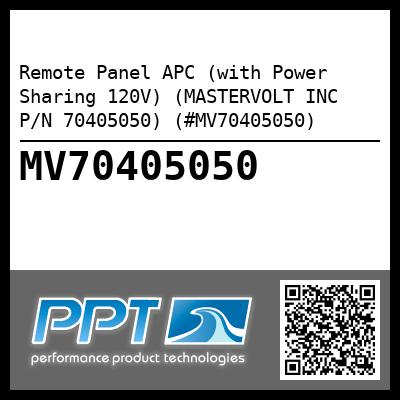 Remote Panel APC (with Power Sharing 120V) (MASTERVOLT INC P/N 70405050) (#MV70405050)