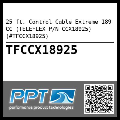 25 ft. Control Cable Extreme 189 CC (TELEFLEX P/N CCX18925) (#TFCCX18925)