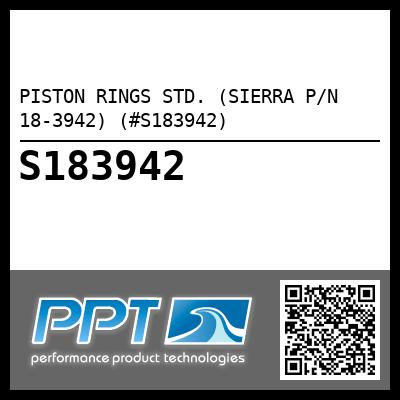 PISTON RINGS STD. (SIERRA P/N 18-3942) (#S183942)