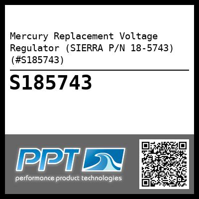 Mercury Replacement Voltage Regulator (SIERRA P/N 18-5743) (#S185743)