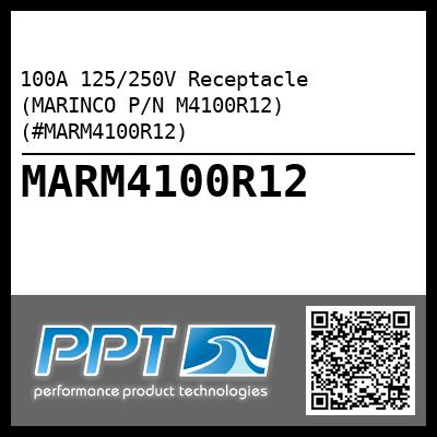 100A 125/250V Receptacle (MARINCO P/N M4100R12) (#MARM4100R12)