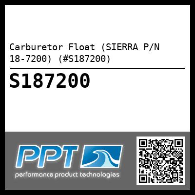 Carburetor Float (SIERRA P/N 18-7200) (#S187200)