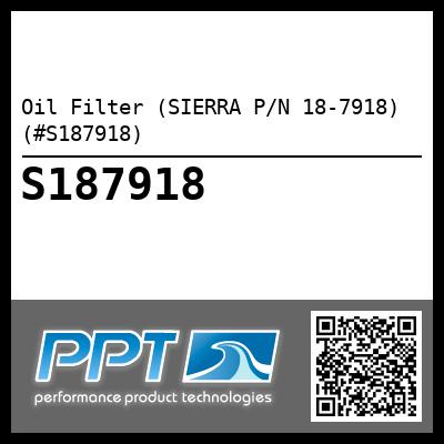Oil Filter (SIERRA P/N 18-7918) (#S187918)