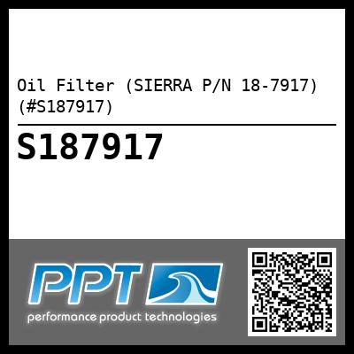 Oil Filter (SIERRA P/N 18-7917) (#S187917)