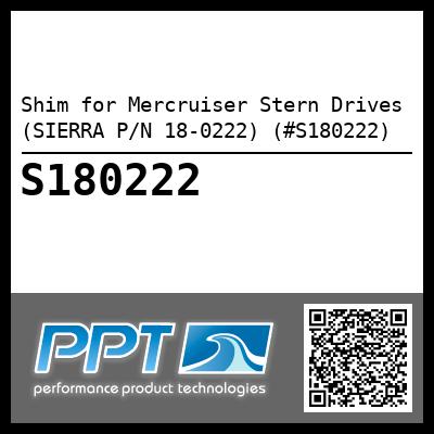 Shim for Mercruiser Stern Drives (SIERRA P/N 18-0222) (#S180222)