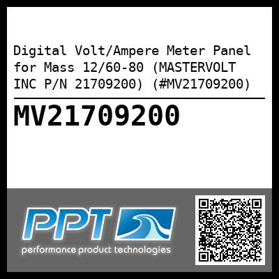 Digital Volt/Ampere Meter Panel for Mass 12/60-80 (MASTERVOLT INC P/N 21709200) (#MV21709200)