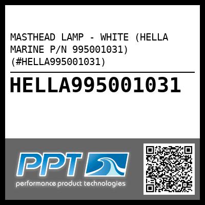 MASTHEAD LAMP - WHITE (HELLA MARINE P/N 995001031) (#HELLA995001031)