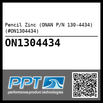 Pencil Zinc (ONAN P/N 130-4434) (#ON1304434) - Click Here to See Product Details