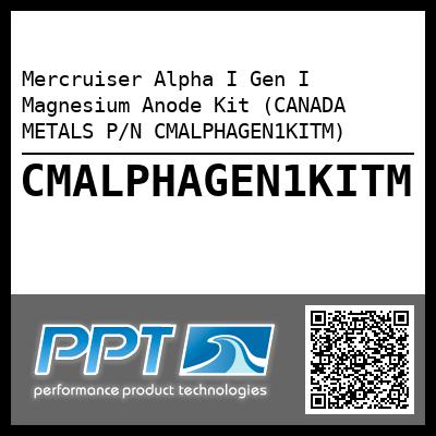Mercruiser Alpha I Gen I Magnesium Anode Kit (CANADA METALS P/N CMALPHAGEN1KITM)