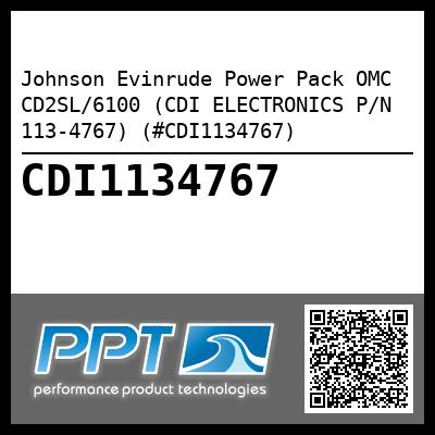 Johnson Evinrude Power Pack OMC CD2SL/6100 (CDI ELECTRONICS P/N 113-4767) (#CDI1134767)
