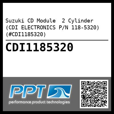 Suzuki CD Module  2 Cylinder (CDI ELECTRONICS P/N 118-5320) (#CDI1185320)
