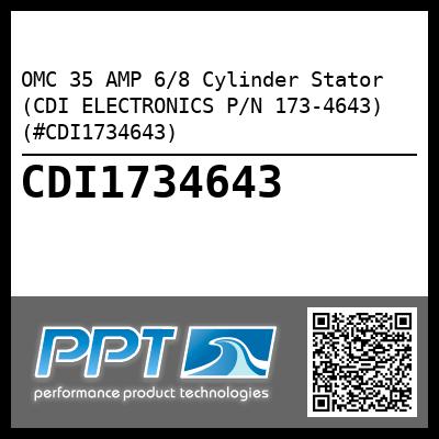 OMC 35 AMP 6/8 Cylinder Stator (CDI ELECTRONICS P/N 173-4643) (#CDI1734643)