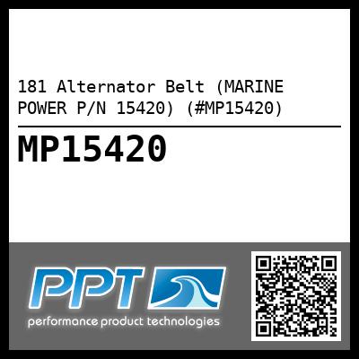 181 Alternator Belt (MARINE POWER P/N 15420) (#MP15420)