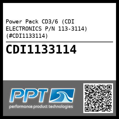 Power Pack CD3/6 (CDI ELECTRONICS P/N 113-3114) (#CDI1133114)