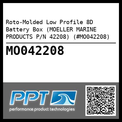 Roto-Molded Low Profile 8D Battery Box (MOELLER MARINE PRODUCTS P/N 42208) (#MO042208)