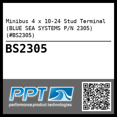 Minibus 4 x 10-24 Stud Terminal (BLUE SEA SYSTEMS P/N 2305) (#BS2305)