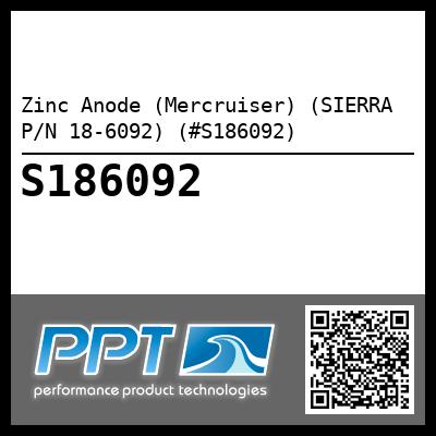 Zinc Anode (Mercruiser) (SIERRA P/N 18-6092) (#S186092)