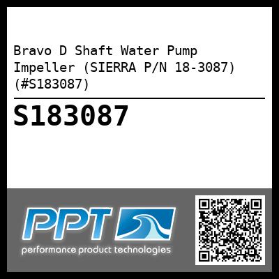 Bravo D Shaft Water Pump Impeller (SIERRA P/N 18-3087) (#S183087)