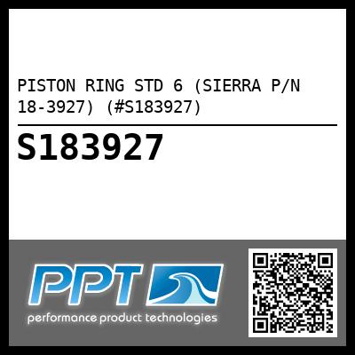 PISTON RING STD 6 (SIERRA P/N 18-3927) (#S183927)
