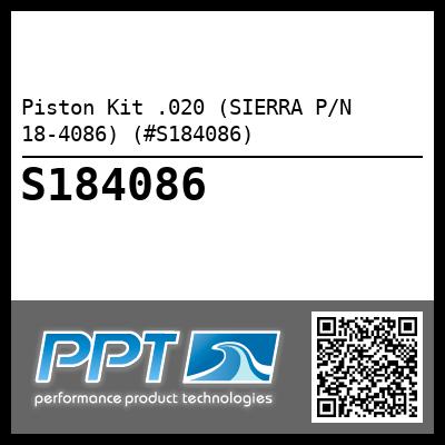 Piston Kit .020 (SIERRA P/N 18-4086) (#S184086)