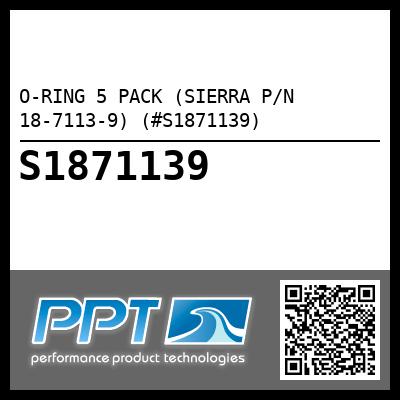 O-RING 5 PACK (SIERRA P/N 18-7113-9) (#S1871139)