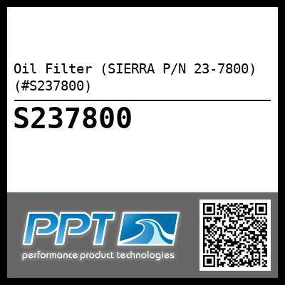 Oil Filter (SIERRA P/N 23-7800) (#S237800)