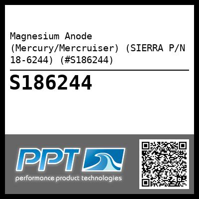 Magnesium Anode (Mercury/Mercruiser) (SIERRA P/N 18-6244) (#S186244)