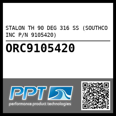 STALON TH 90 DEG 316 SS (SOUTHCO INC P/N 9105420)