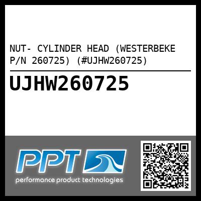 NUT- CYLINDER HEAD (WESTERBEKE P/N 260725) (#UJHW260725)