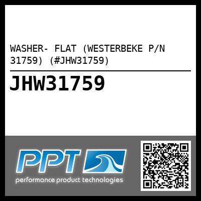 WASHER- FLAT (WESTERBEKE P/N 31759) (#JHW31759)