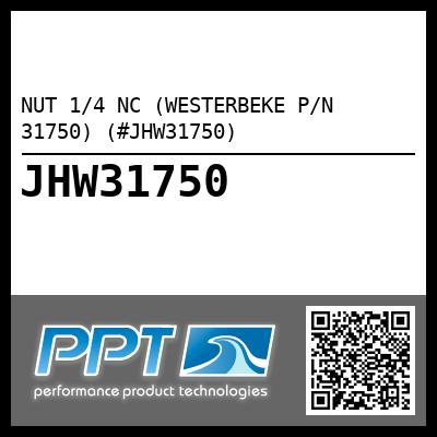 NUT 1/4 NC (WESTERBEKE P/N 31750) (#JHW31750)
