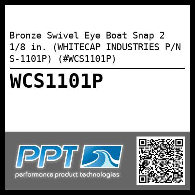 Bronze Swivel Eye Boat Snap 2 1/8 in. (WHITECAP INDUSTRIES P/N S-1101P) (#WCS1101P)