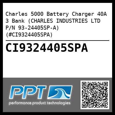 Charles 5000 Battery Charger 40A 3 Bank (CHARLES INDUSTRIES LTD P/N 93-24405SP-A) (#CI9324405SPA)