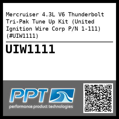 Mercruiser 4.3L V6 Thunderbolt Tri-Pak Tune Up Kit (United Ignition Wire Corp P/N 1-111) (#UIW1111)