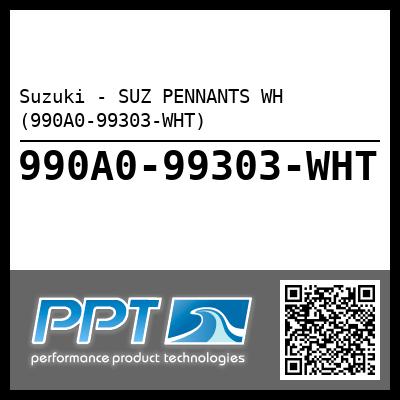 Suzuki - SUZ PENNANTS WH (#990A0-99303-WHT)