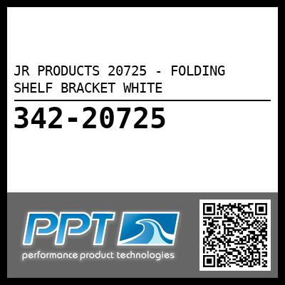 JR PRODUCTS 20725 - FOLDING SHELF BRACKET WHITE