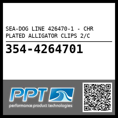 SEA-DOG LINE 426470-1 - CHR PLATED ALLIGATOR CLIPS 2/C