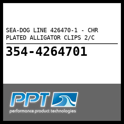 SEA-DOG LINE CHR PLATED ALLIGATOR CLIPS 2/C (426470-1) SEA-DOG LINE CHR PLATED ALLIGATOR CLIPS 2/C (426470-1)