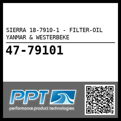 SIERRA 18-7910-1 - FILTER-OIL YANMAR & WESTERBEKE